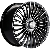 Диски Khomen KHW 2008 8.5x20 5*112 ET38 DIA66.6 Black-FP Литой купить с бесплатной доставкой в пункты выдачи в Петербурге